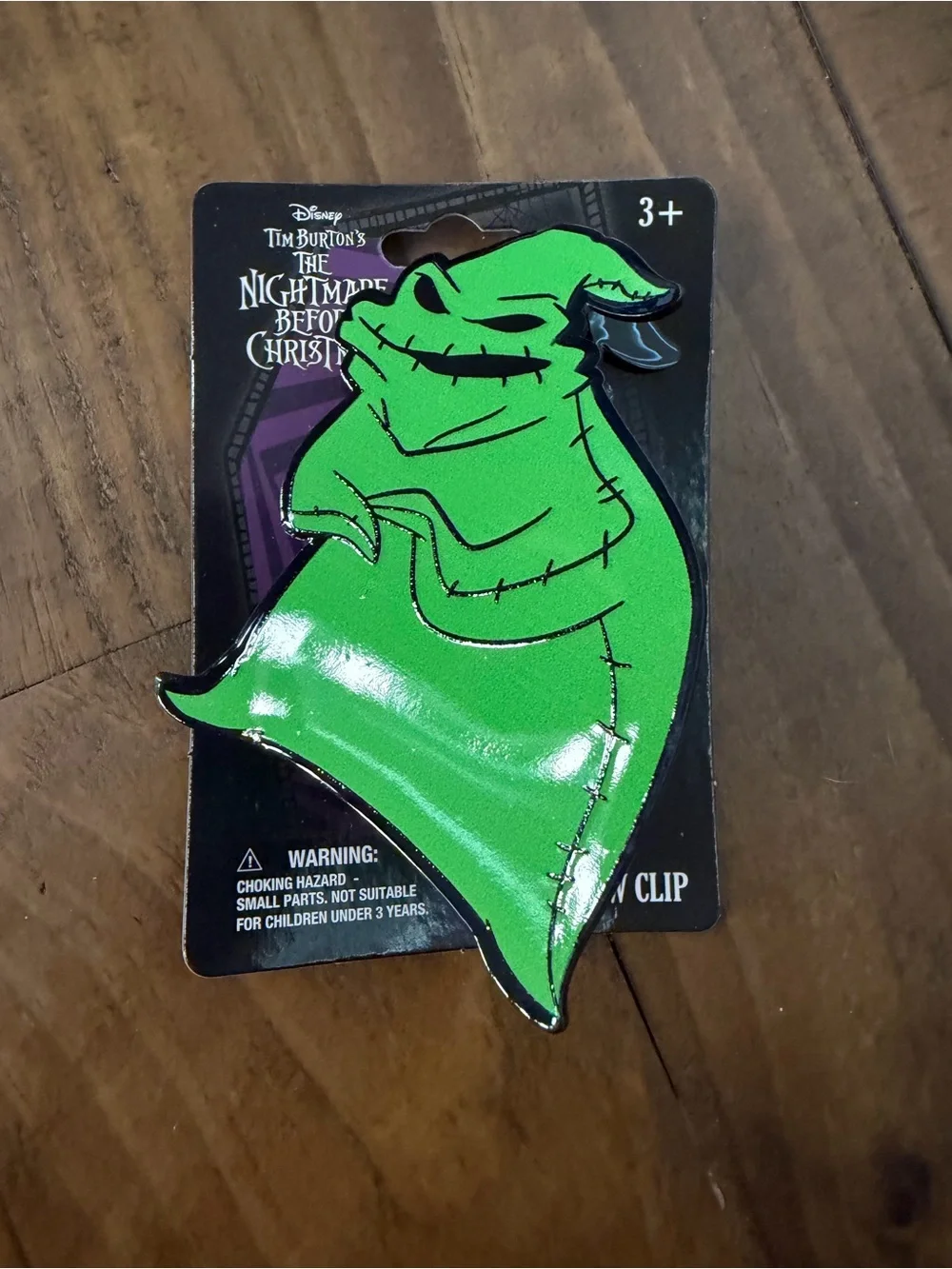 Disney Tim Burton's The Nightmare Before Christmas Oogie Boogie claw hair clip